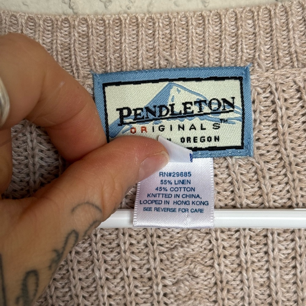 Pendleton Cable Knit Cardigan - Picture 3 of 5
